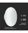 LED Vegglampe 40W - Designer, TRIAC Dempbar, 3000K, Hvit