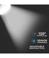 LED Vegglampe 40W - Designer, TRIAC Dempbar, 3000K, Hvit