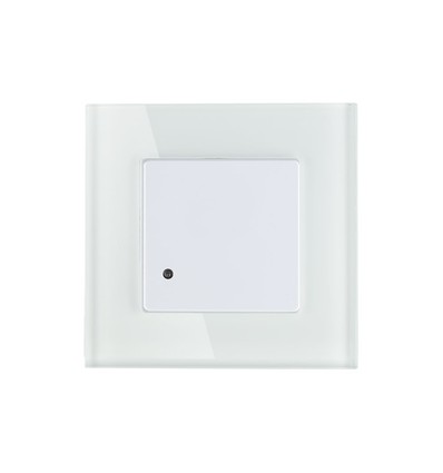 Veggfeste mikrobølgesensor - Hvit, for innbygging, Maks 300W