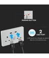 RF433 Gateway, 5V - 433MHz, kompatibel med Alexa og Google Home, sort, IP20
