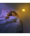 V-tac Nattlampe med USB - Automatisk tenning ved mørke, Samsung chip, 0,45W, 3000K, firkantet