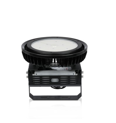 500W LED High Bay, Samsung Chip - 120 grader, Meanwell driver, dimbar, sort kropp, Ø36cm