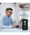 Bluetooth headset, sort - 170mAh, 10-12 timers spilletid, in-ear design, IP20