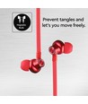 Bluetooth sport headset, rød - 500mAh batteri, 7-8 timers spilletid, 10m rekkevidde