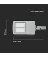 100W LED gatelykt, 140lm/W - Samsung LED chip, Inventronics dimbar driver, IP65, IK08, 5 års garanti