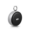 Bærbar Bluetooth høyttaler med krok - TWS, 800mAh batteri, innebygd mikrofon, grå