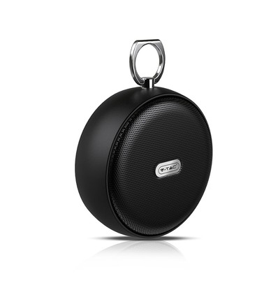 Transportabel Bluetooth høyttaler, 2x3W - Sort, TWS, innebygd mikrofon, AUX, TF kort, RGB lys
