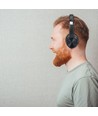 Bluetooth trådløse hodetelefoner, sort - 500mAh batteri, opptil 12 timers spilletid, dreibart hode