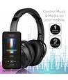 Bluetooth trådløse hodetelefoner, sort - 500mAh batteri, opptil 12 timers spilletid, dreibart hode