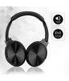 Bluetooth trådløse hodetelefoner, sort - 500mAh batteri, opptil 12 timers spilletid, dreibart hode
