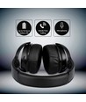 Bluetooth trådløse hodetelefoner, sort - 500mAh batteri, opptil 12 timers spilletid, dreibart hode