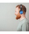 Trådløse Bluetooth-hodetelefoner, blå - 12 timers spilletid