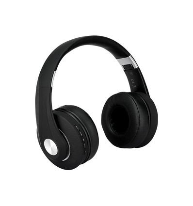 Trådløse Bluetooth-hodetelefoner, sort - 12 timers spilletid, foldbar