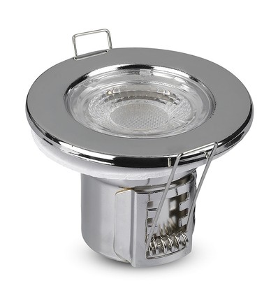 5W Ø8,15cm LED downlight - Brannhemmende, Samsung LED chip, IP65, dimbar, Hull: Ø5,7 cm, Mål: Ø8,15 cm