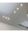 5W Ø8,15cm LED downlight - Brannhemmende, Samsung LED chip, IP65, dimbar, Hull: Ø5,7 cm, Mål: Ø8,15 cm