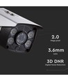 1080P IP sikkerhetskamera, 12V - Full color night vision, IP65, bevegelsessensor, ONVIF