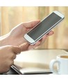 MicroUSB 1m stoffkabel - Gull, microUSB til USB-A