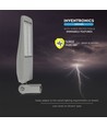 150W LED gatelykt, 140lm/W - Samsung LED chip, Inventronics driver, 5700K, IP65
