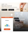 Wi-Fi Infrarød Universal fjernkontroll, 5V - Smart Life, Alexa og Google Home kompatibel, inkl. USB kabel