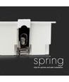 16W kvadratisk LED downlight, RA90 - Samsung LED chip, Hull: 8,5 x 8,5 cm, Mål: 9,3 x 9,3 cm