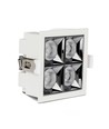 16W Samsung Chip LED downlight - Firkantet, RA90, Hull: 8,5 x 8,5 cm, Mål: 9,3 x 9,3 cm