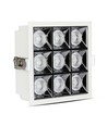 36W Firkantet LED innfellingspanel, Samsung chip - RA90, 2880lm, Hull: 120x120mm, 38 grader