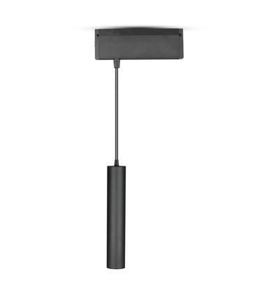 15W magnetisk pendel skinnespot, 24V - 4000K, IP20, sort, 36 grader, magnetisk lineær pendel