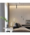 15W magnetisk pendel skinnespot, 24V - 4000K, IP20, sort, 36 grader, magnetisk lineær pendel