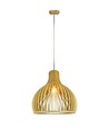 Ø35cm Trependel med krom detaljer - E27 fatning, rund, H45cm, dekorativ taklampe
