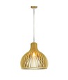 Ø45cm Trependel - Kegleformet design, krom detaljer, E27 fatning, uten lyskilde