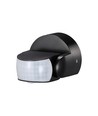 Infrarød bevegelsessensor - IP65 utendørs, sort, 180°/360° deteksjon, max 600W LED