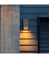 G9 betong vegglampe med opp/ned lys - Mørkegrå, IP20, uten lyskilde