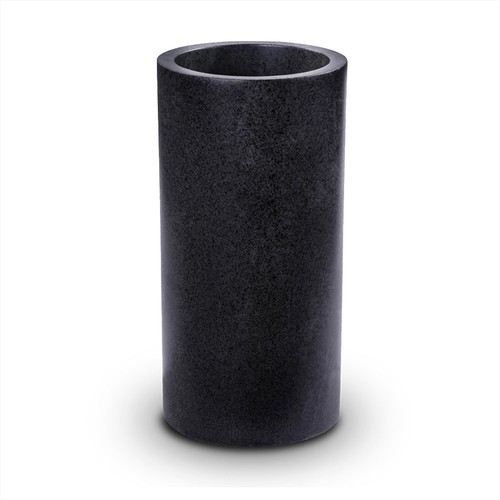 GU10 betong vegglampe med opp/ned lys - Rund, mørkegrå, IP20 innendørs, uten lyskilde