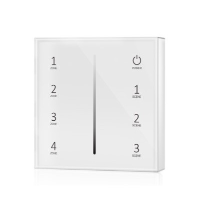 LEDlife rWave dimmer fjernkontroll - 4 soner, batteri, veggmontert