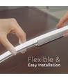8W Neon Flex - med silikonbelagt, 6000K, 24V, 5m/rull