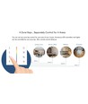 LEDlife rWave dimmer fjernkontroll - 4 soner, batteri, veggmontert
