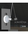 20W LED taklampe - Samsung LED chip, 3-i-1 CCT, IP65 vanntett, bulkhead