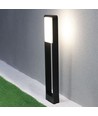 10W LED bedlampe, 80cm - IP65, sort, Samsung LED chip, kald hvit, utendørs
