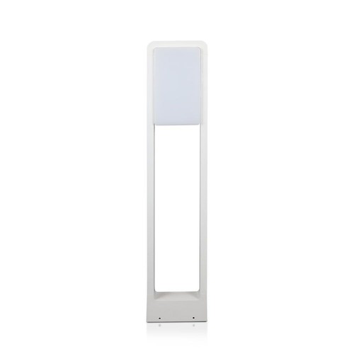 10W LED hagelampe, hvit - Samsung LED chip, IP65, 3000K, 80cm høy