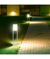 10W LED hagelampe, hvit - Samsung LED chip, IP65, 6400K, 80cm høy