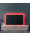 10m (2x5m) RGB strip sett - inkl. fjernkontroll og strømforsyning, 4,8W/m, IP20