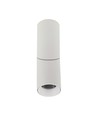 GU10 påbygningsspot - Hvit, Ø5,95cm, høyde 19,7cm, IP20 innendørs, uten lyskilde