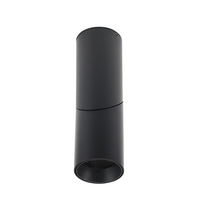 GU10 påbygningsspot - Sort, rund, aluminium, Ø5,95 x 19,7 cm, IP20 innendørs, uten lyskilde