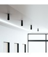 GU10 påbygningsspot - Sort, rund, aluminium, Ø5,95 x 19,7 cm, IP20 innendørs, uten lyskilde