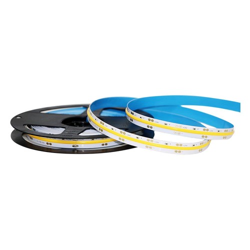 5m 12W/m COB-LED strip, RA90 - 24V, IP20, 512 LED pr. meter, 4000K/6500K