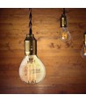 E14 6W LED kronepære - P45, filament, klart glass
