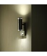 V-Tac Vegglampe opp/ned m. sensor - IP44 utendørs, rustfri, GU10 sokkel, uten lyskilde