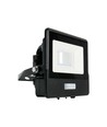 10W Lyskaster - PIR Sensor, Samsung Chip, 4000K, Svart Hus