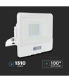 20W LED lyskaster med sensor, Samsung LED chip - IP65, hvit, kald hvit, utendørs, bevegelsessensor
