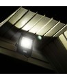 30W LED lyskaster med PIR sensor - Samsung LED chip, IP65, sort, 1m kabel, utendørs